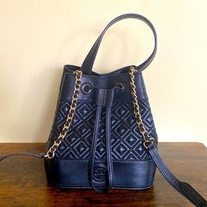 Tory Burch Black Bucket